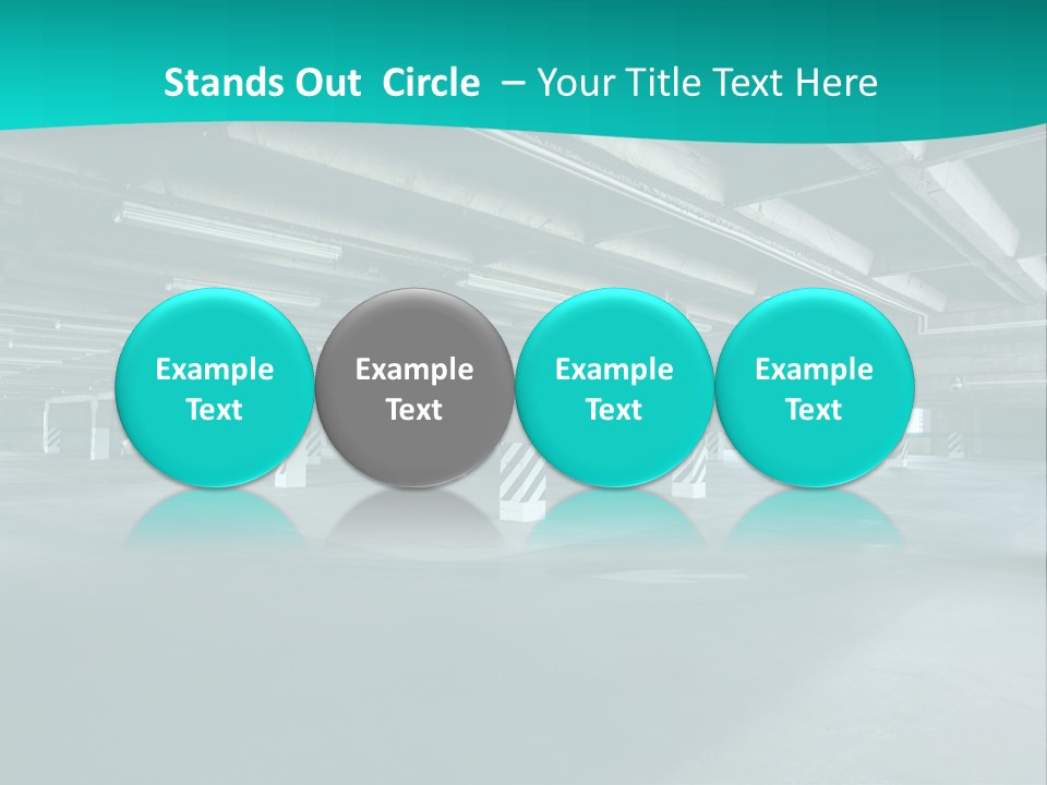 Indoor Asphalt City PowerPoint Template