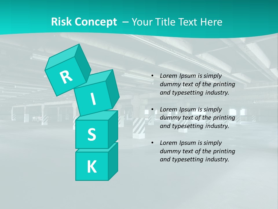 Indoor Asphalt City PowerPoint Template