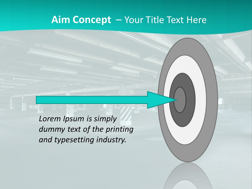 Indoor Asphalt City PowerPoint Template