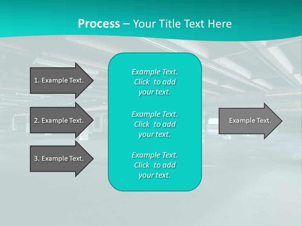 Indoor Asphalt City PowerPoint Template