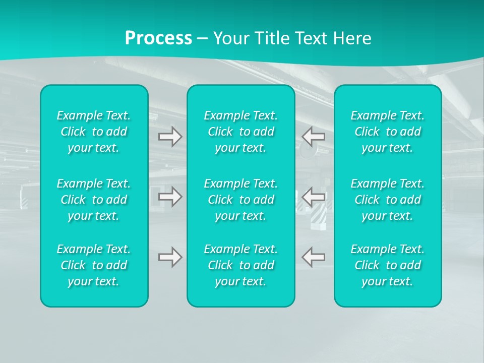 Indoor Asphalt City PowerPoint Template