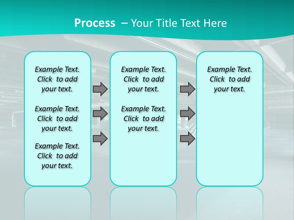 Indoor Asphalt City PowerPoint Template
