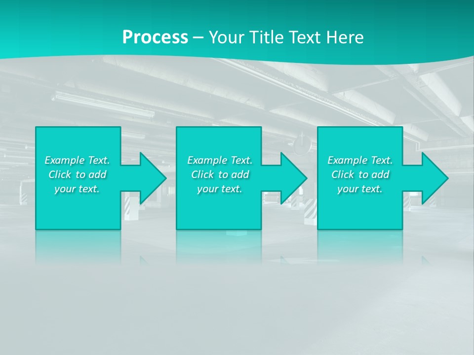 Indoor Asphalt City PowerPoint Template