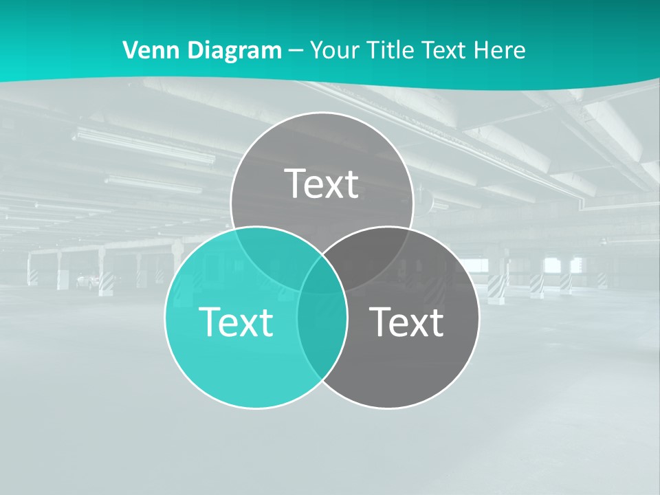 Indoor Asphalt City PowerPoint Template