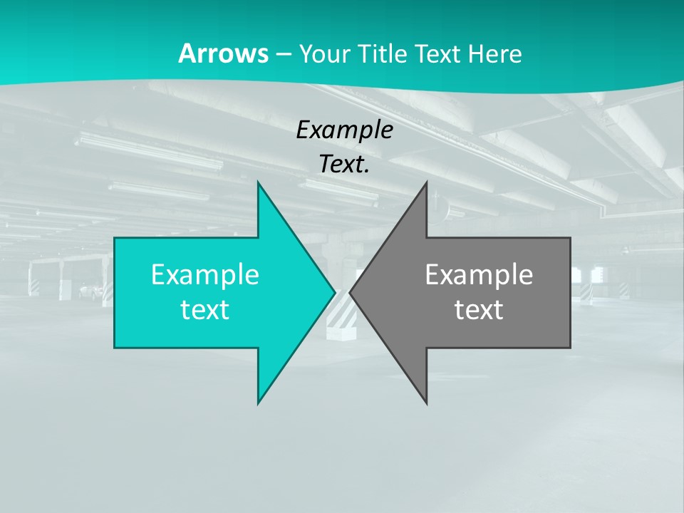 Indoor Asphalt City PowerPoint Template