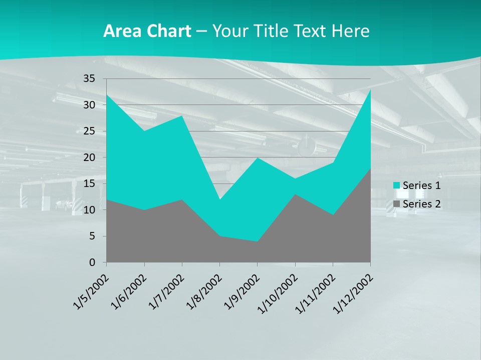 Indoor Asphalt City PowerPoint Template