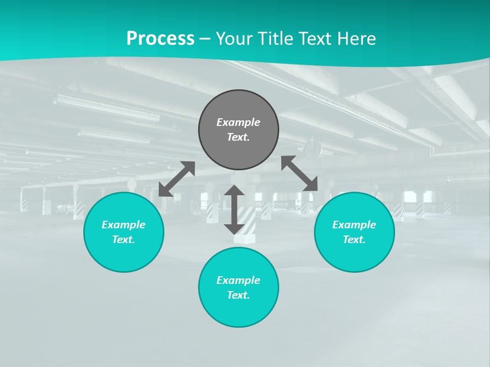 Indoor Asphalt City PowerPoint Template