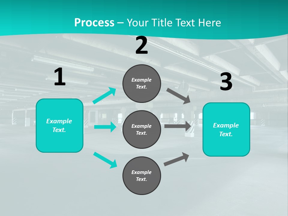 Indoor Asphalt City PowerPoint Template
