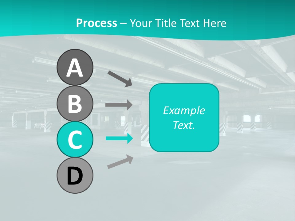 Indoor Asphalt City PowerPoint Template
