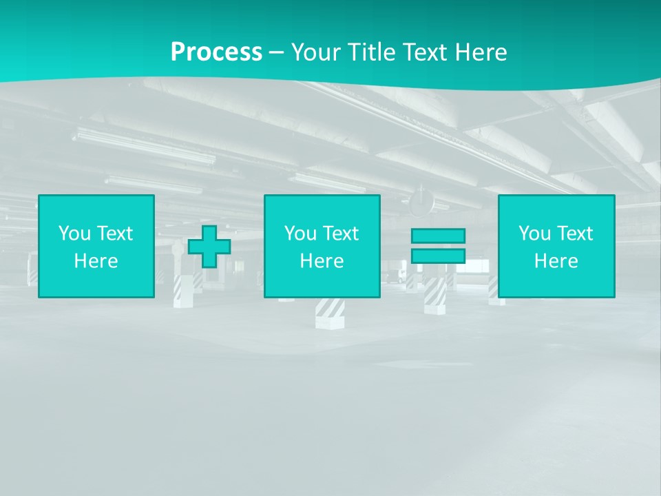 Indoor Asphalt City PowerPoint Template