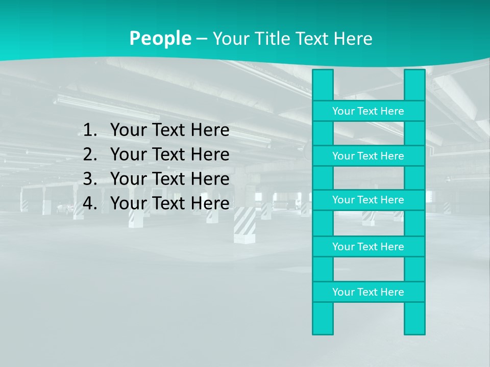 Indoor Asphalt City PowerPoint Template