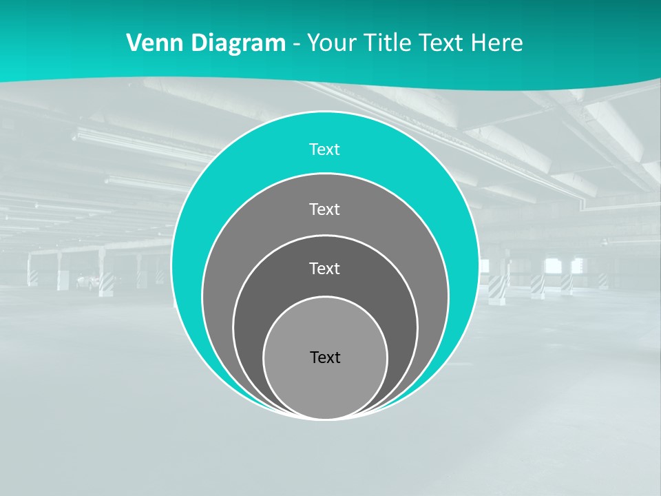 Indoor Asphalt City PowerPoint Template
