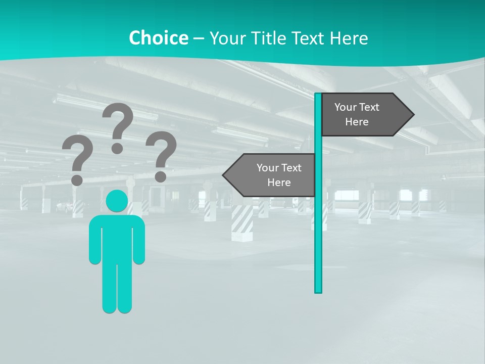 Indoor Asphalt City PowerPoint Template