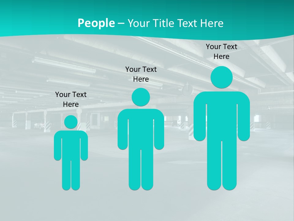 Indoor Asphalt City PowerPoint Template