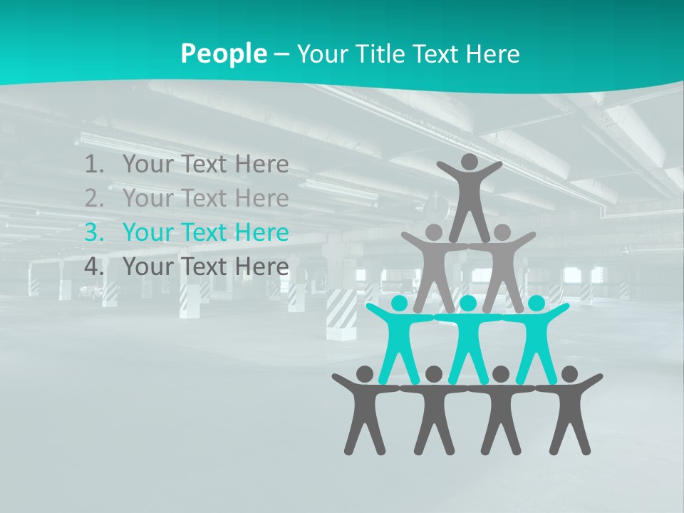 Indoor Asphalt City PowerPoint Template