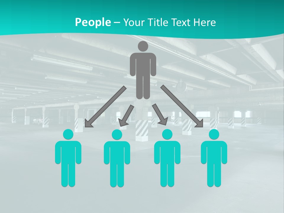 Indoor Asphalt City PowerPoint Template