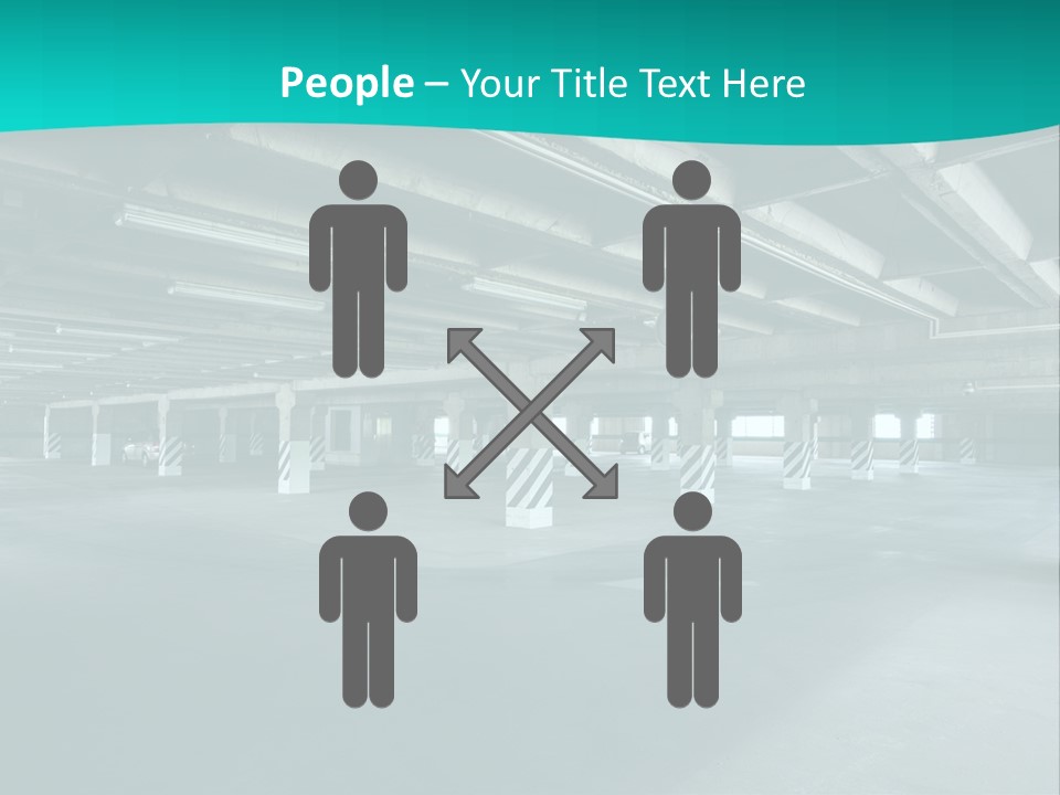 Indoor Asphalt City PowerPoint Template