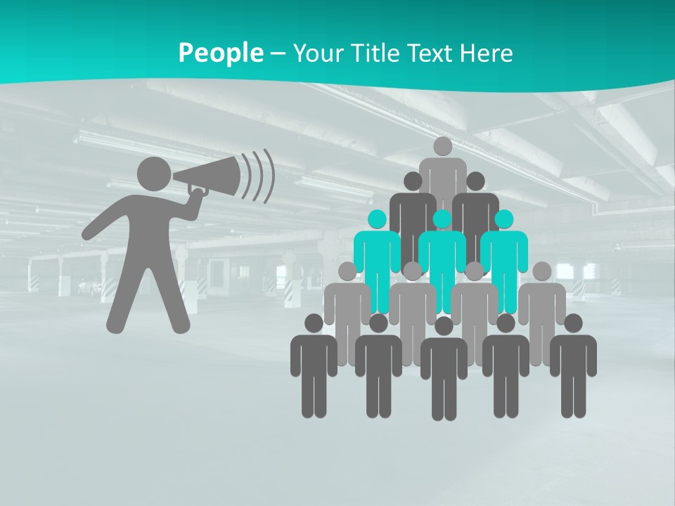 Indoor Asphalt City PowerPoint Template