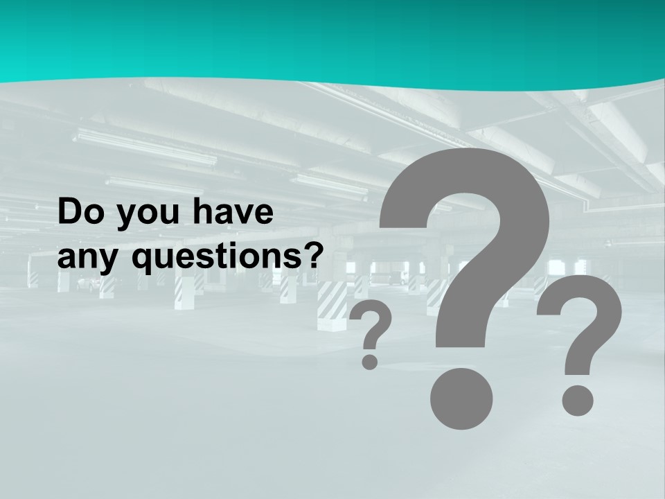 Indoor Asphalt City PowerPoint Template