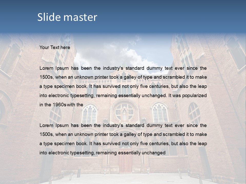 Front Heritage Landmark PowerPoint Template