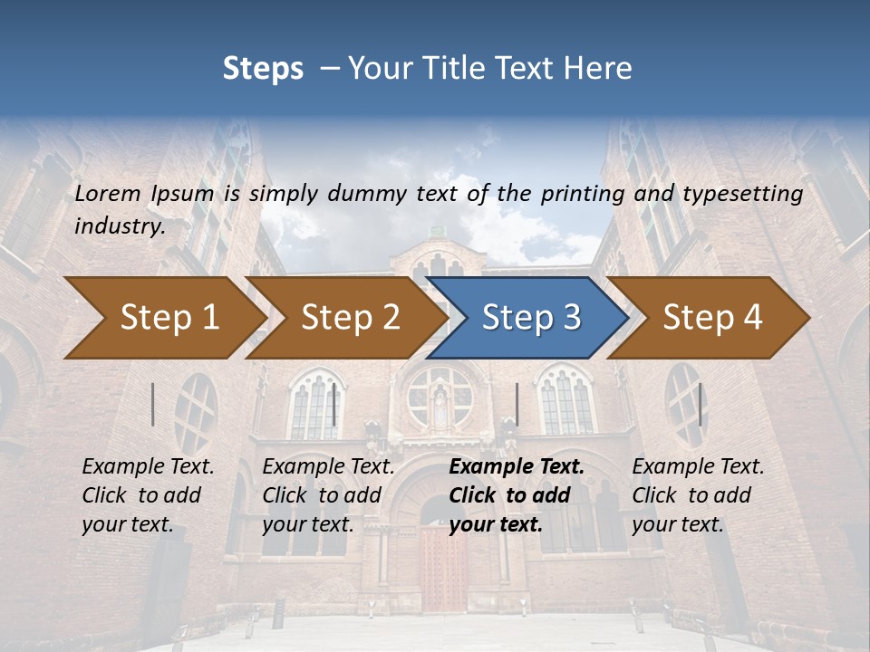 Front Heritage Landmark PowerPoint Template