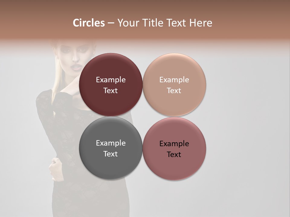 Vogue Girl Hot PowerPoint Template