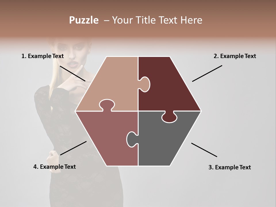 Vogue Girl Hot PowerPoint Template