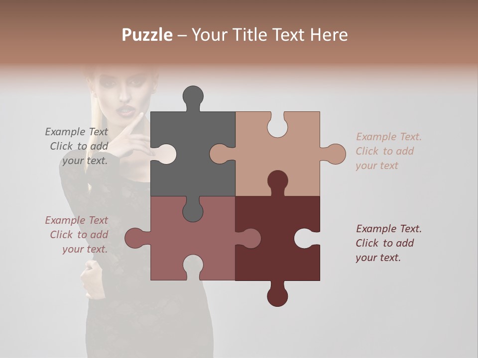 Vogue Girl Hot PowerPoint Template