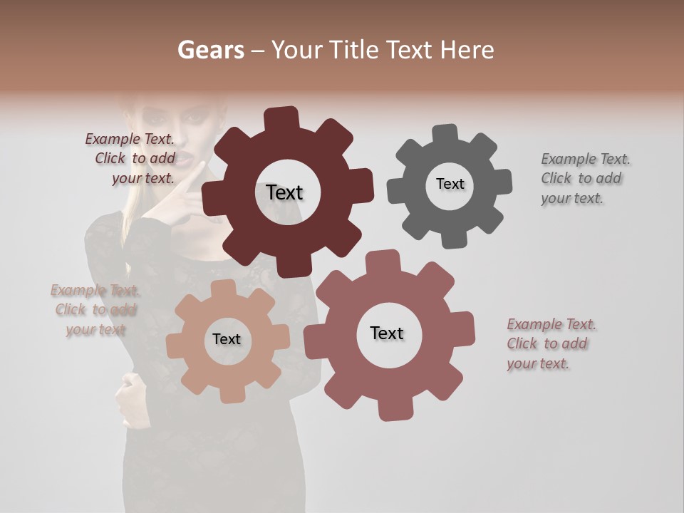 Vogue Girl Hot PowerPoint Template