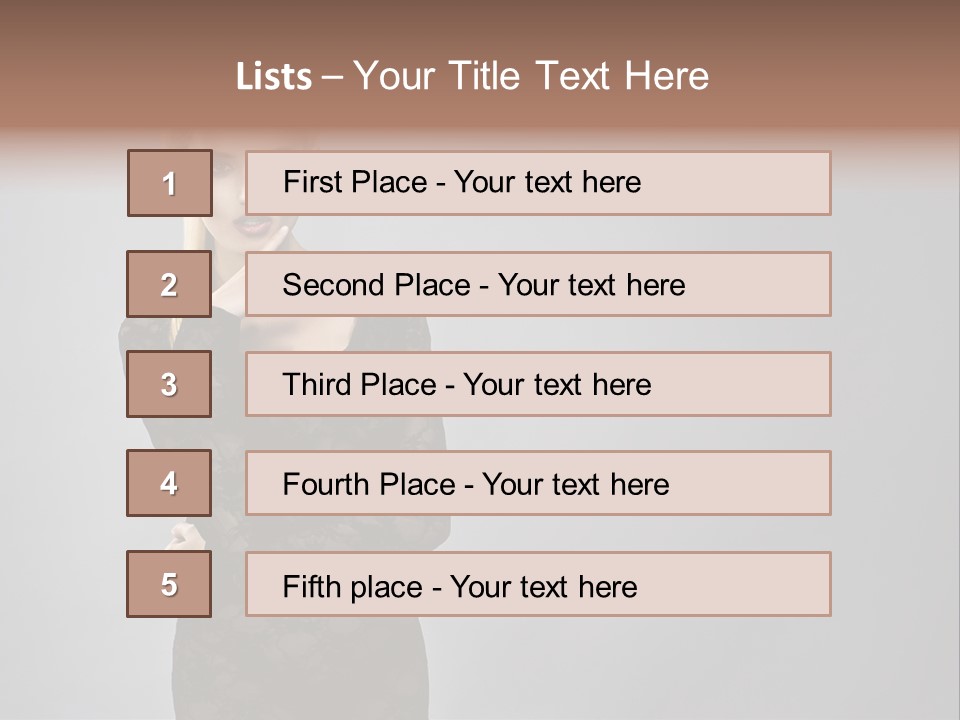 Vogue Girl Hot PowerPoint Template