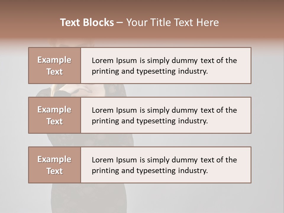 Vogue Girl Hot PowerPoint Template