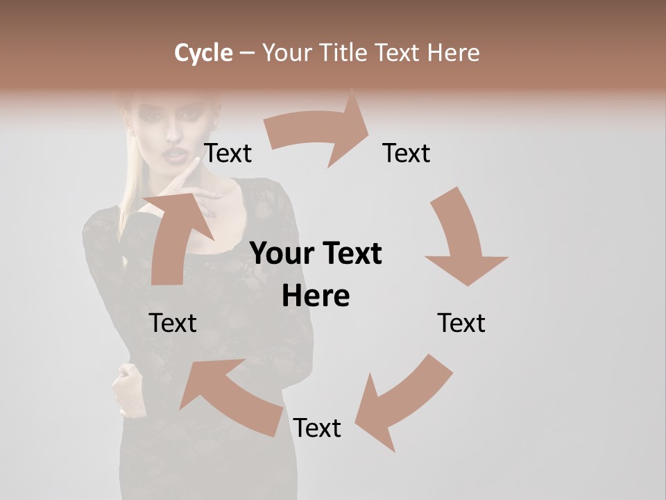 Vogue Girl Hot PowerPoint Template