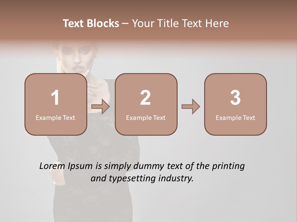 Vogue Girl Hot PowerPoint Template