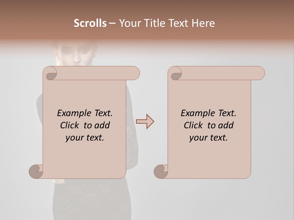 Vogue Girl Hot PowerPoint Template