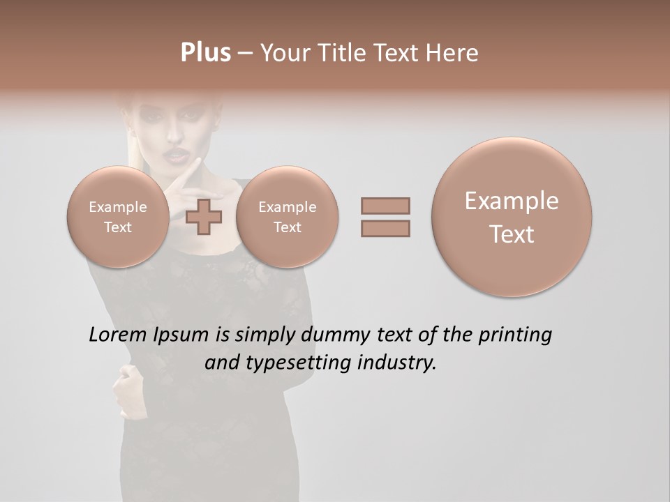 Vogue Girl Hot PowerPoint Template