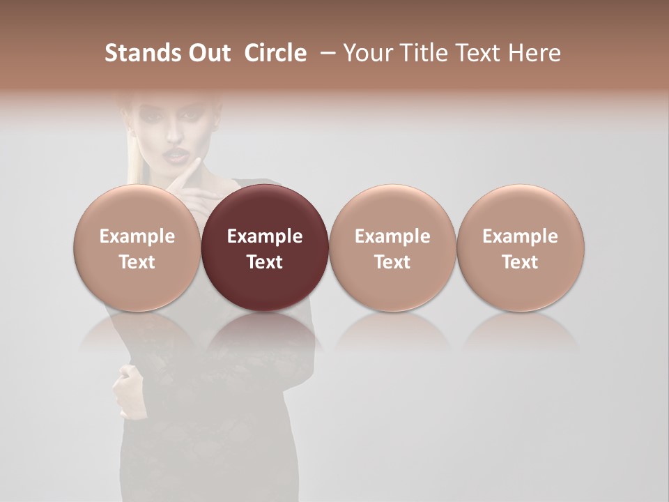 Vogue Girl Hot PowerPoint Template