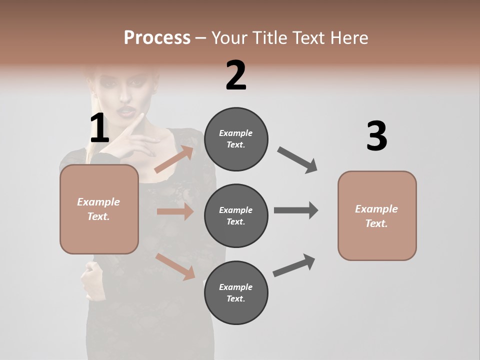 Vogue Girl Hot PowerPoint Template