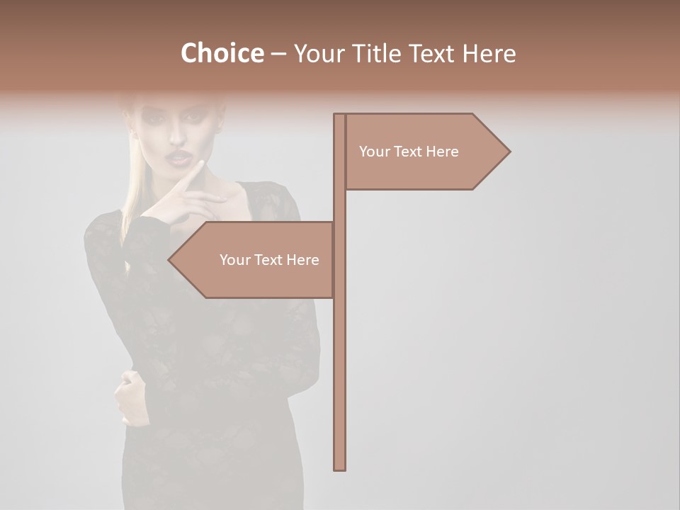 Vogue Girl Hot PowerPoint Template