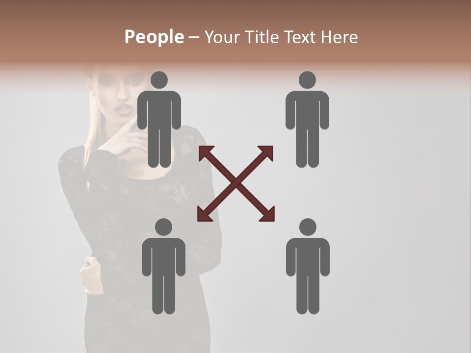 Vogue Girl Hot PowerPoint Template