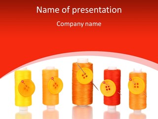 Single Spool Yarn PowerPoint Template