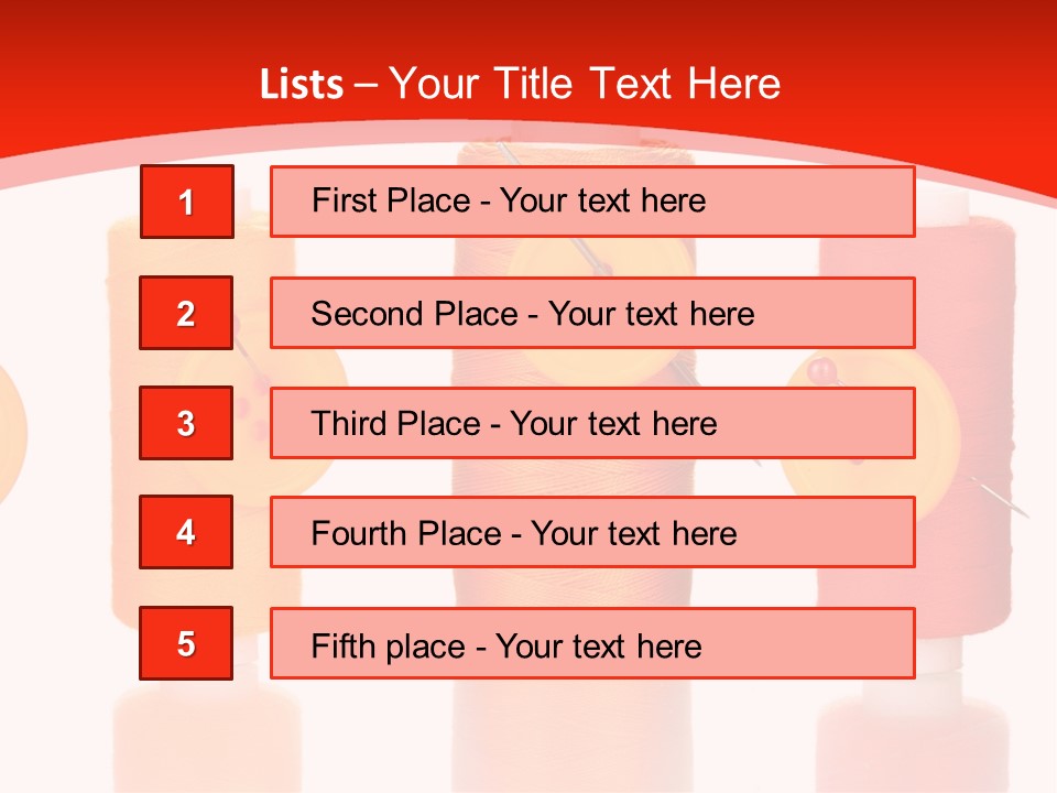 Single Spool Yarn PowerPoint Template