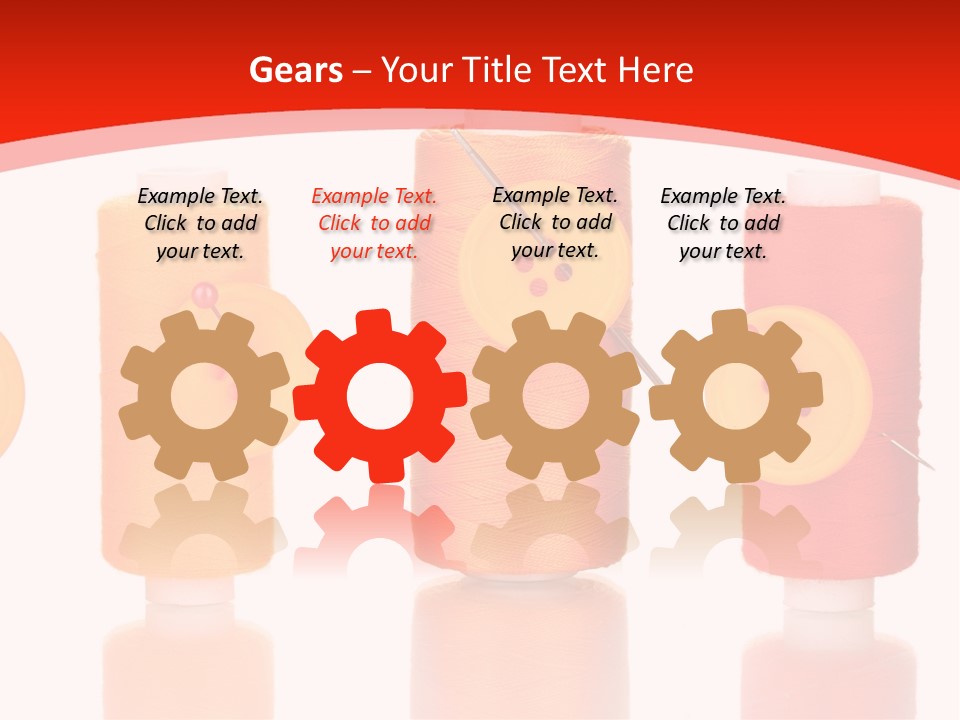 Single Spool Yarn PowerPoint Template