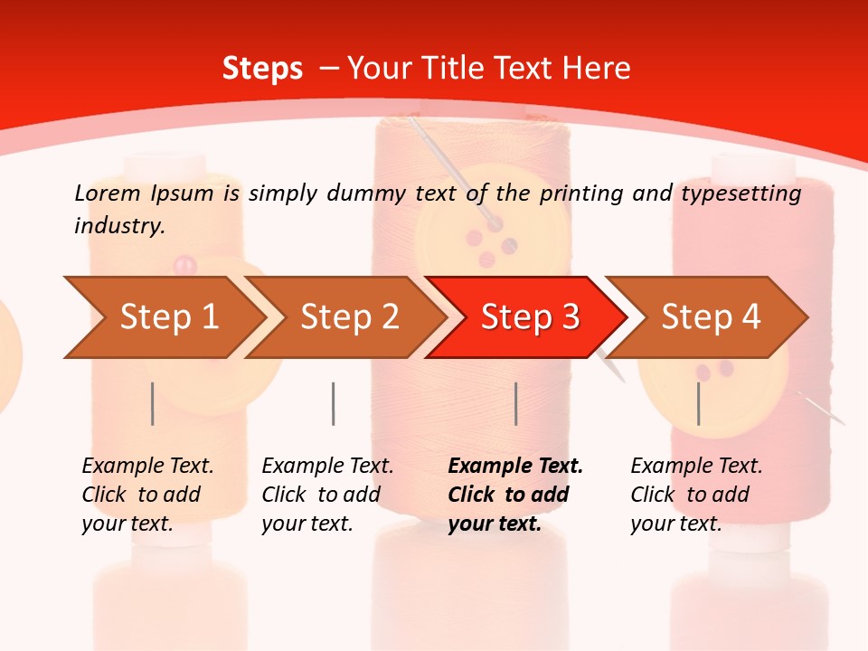 Single Spool Yarn PowerPoint Template