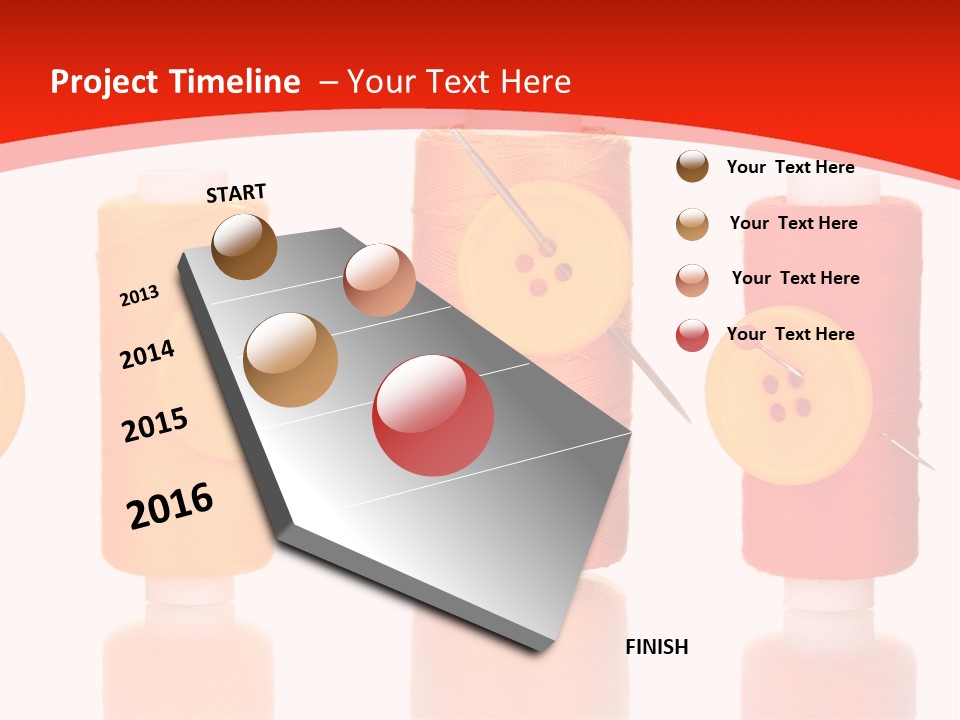 Single Spool Yarn PowerPoint Template