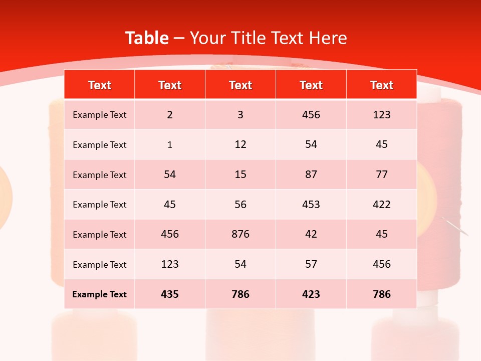 Single Spool Yarn PowerPoint Template