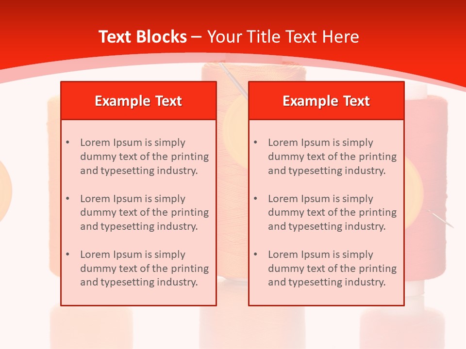 Single Spool Yarn PowerPoint Template