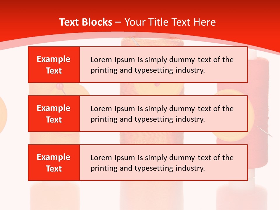 Single Spool Yarn PowerPoint Template