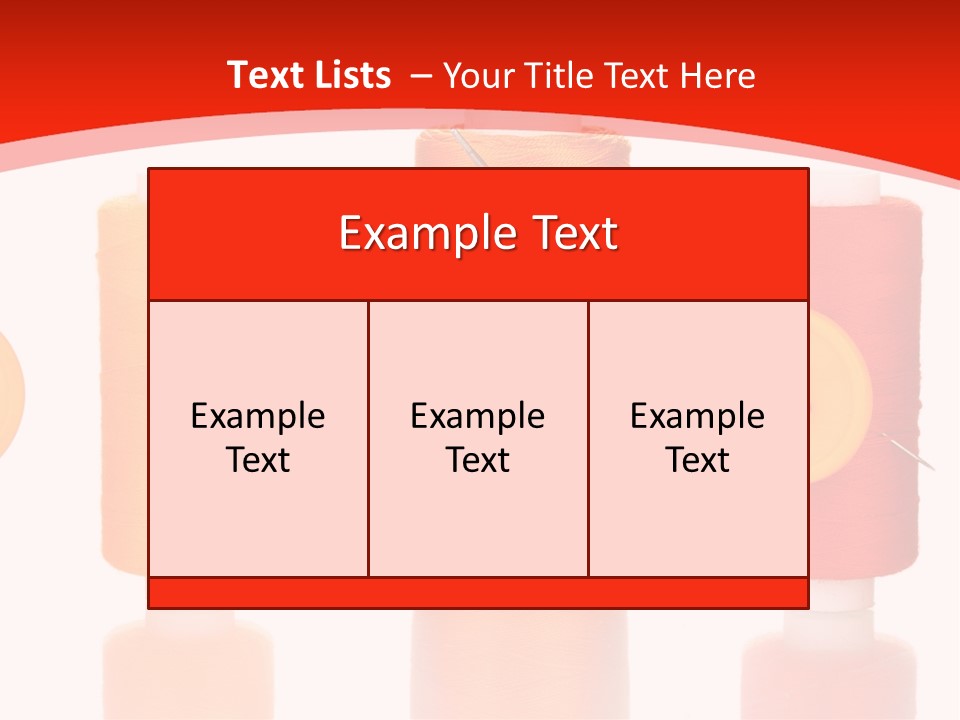 Single Spool Yarn PowerPoint Template