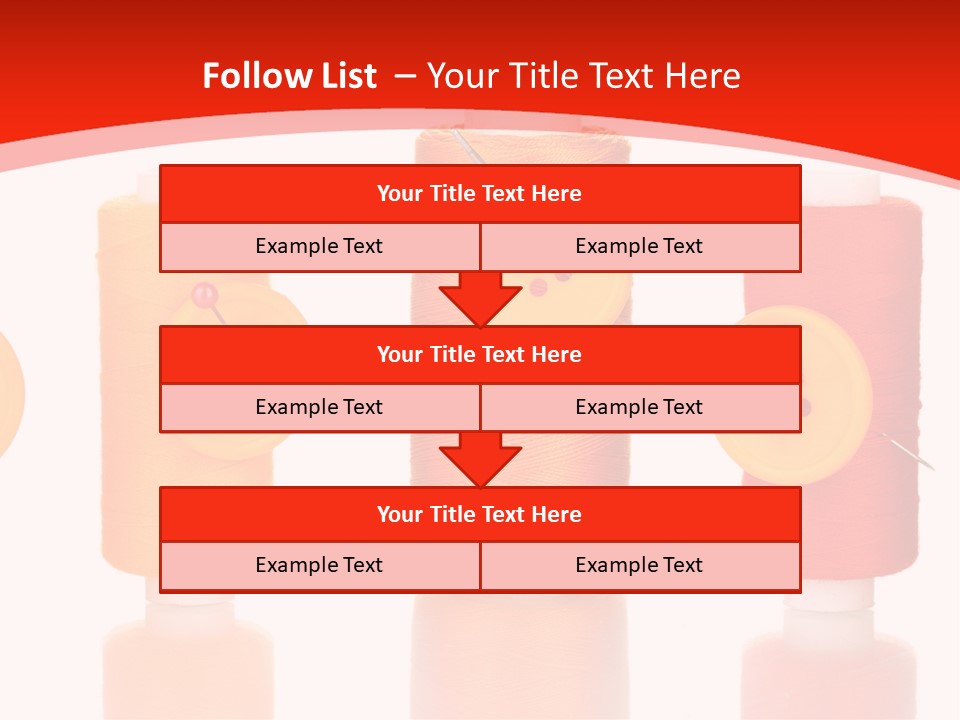 Single Spool Yarn PowerPoint Template