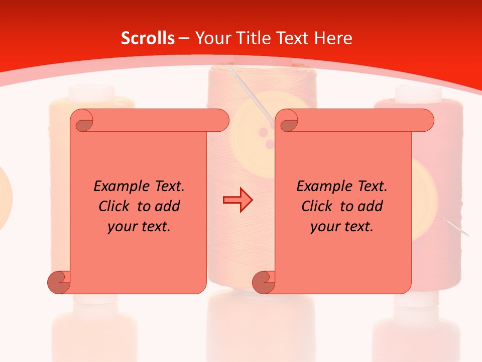 Single Spool Yarn PowerPoint Template